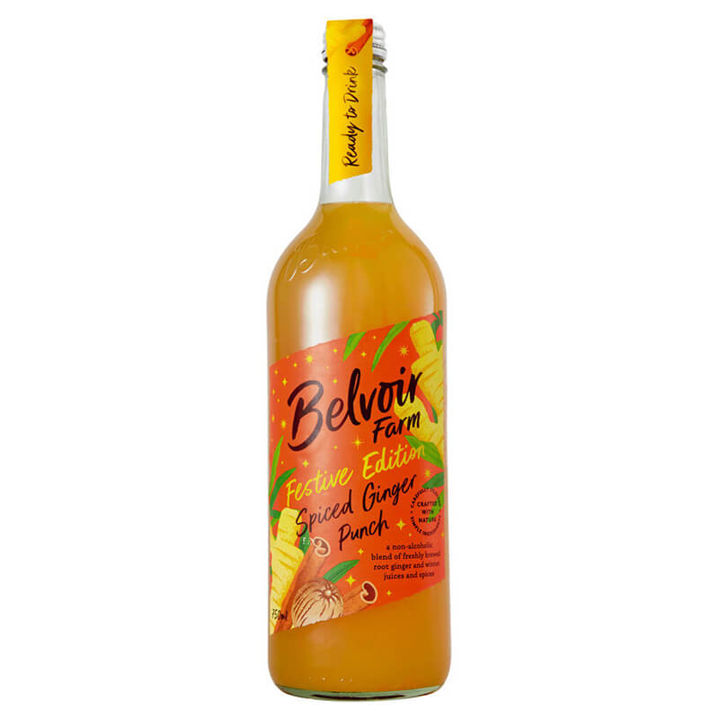 Spiced Ginger Ingwer Punsch alkoholfrei von Belvoir, 0,75 l weitere Ansicht Spiced Ginger Ingwer Punsch alkoholfrei von Belvoir, 0,75 l