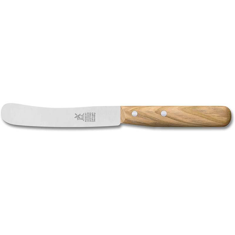 Frühstücksmesser Buckels rostfrei, Griff Olivenholz von Windmühlenmesser