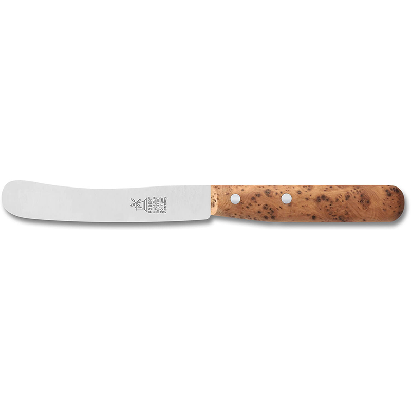 Frühstücksmesser Buckels rostfrei, Griff Cade (duftender Wacholder) von Windmühlenmesser weitere Ansicht Frühstücksmesser Buckels rostfrei, Griff Cade (duftender Wacholder) von Windmühlenmesser