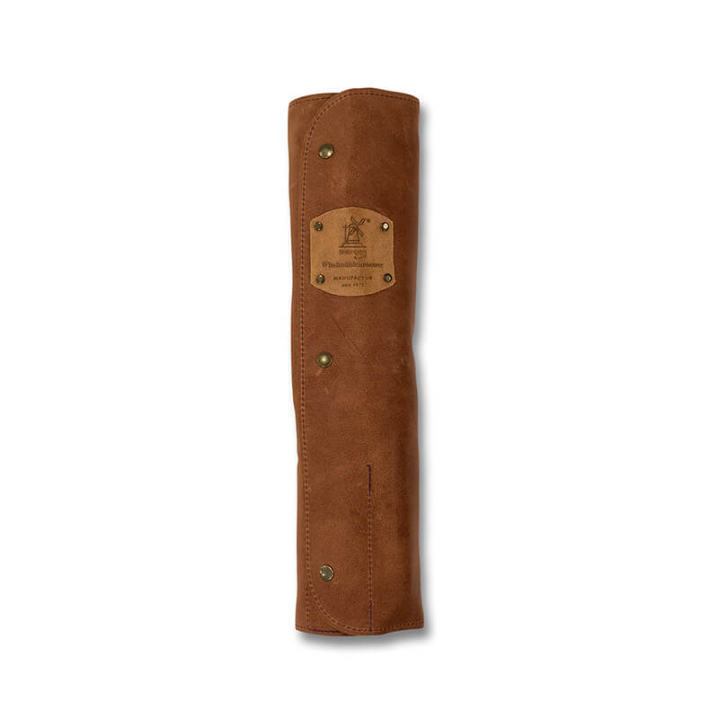 Messerrolle Plus 1 - erweiterbare Messertasche aus Leder für (Nachwuchs-) Köche von Windmühlenmesser