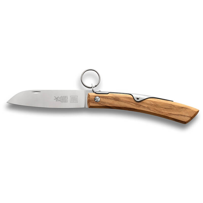 Taschenmesser IBEX 100 mm rostfrei, Griff Olivenholz von Windmühlenmesser weitere Ansicht Taschenmesser IBEX 100 mm rostfrei, Griff Olivenholz von Windmühlenmesser
