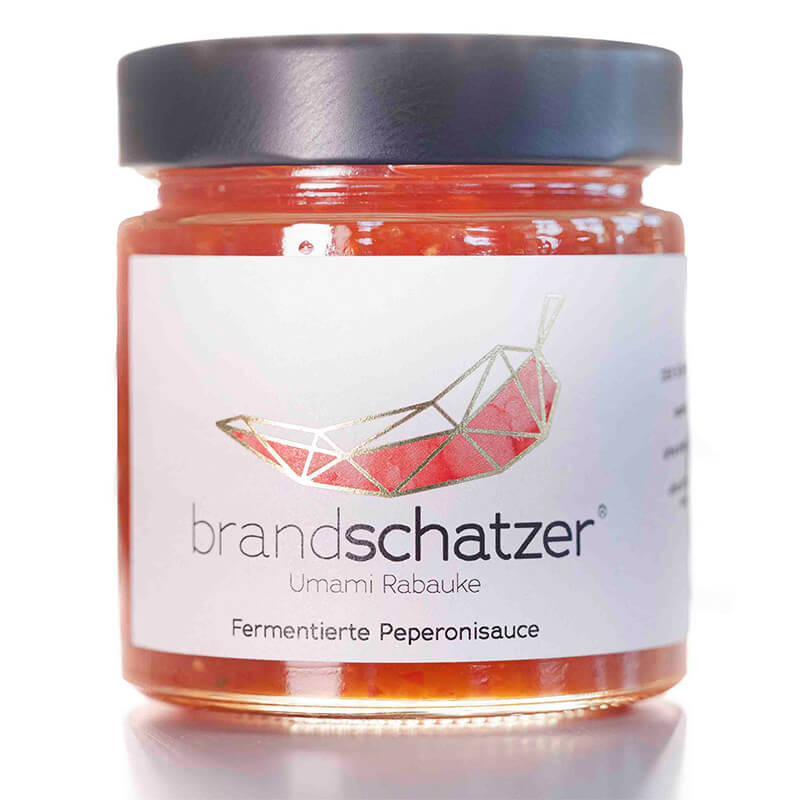 Brandschatzer® Umami Rabauke - fermentierte Peperonisauce, 200 g weitere Ansicht Brandschatzer® Umami Rabauke - fermentierte Peperonisauce, 200 g