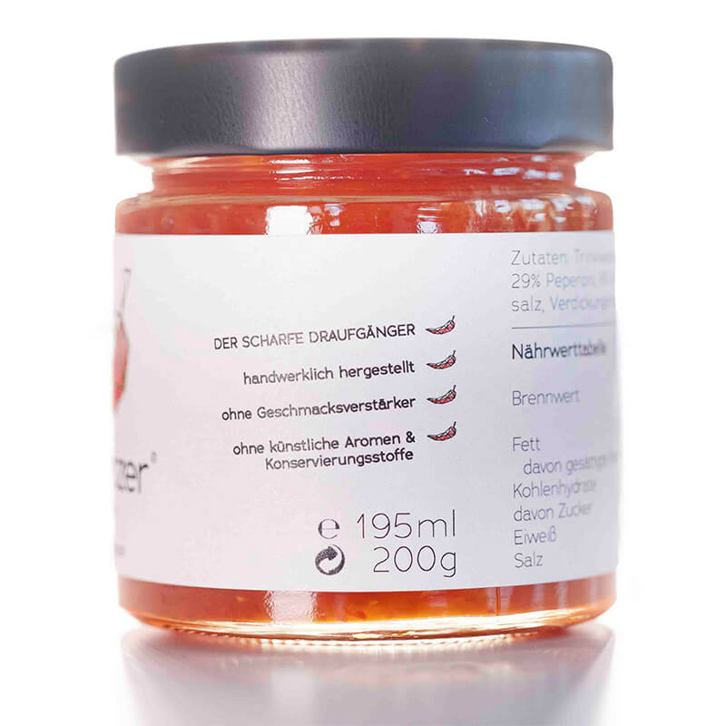 Brandschatzer® Umami Rabauke - fermentierte Peperonisauce, 200 g