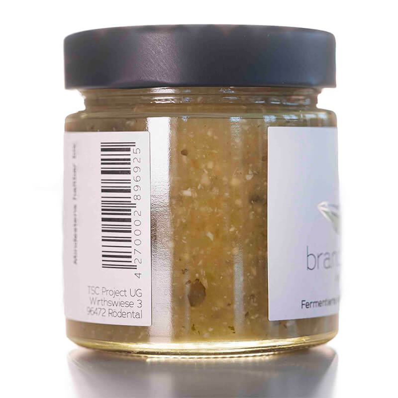 Brandschatzer® Knobi Rabauke - fermentierte Peperonisauce mit Knoblauch, 200 g weitere Ansicht Brandschatzer® Knobi Rabauke - fermentierte Peperonisauce mit Knoblauch, 200 g