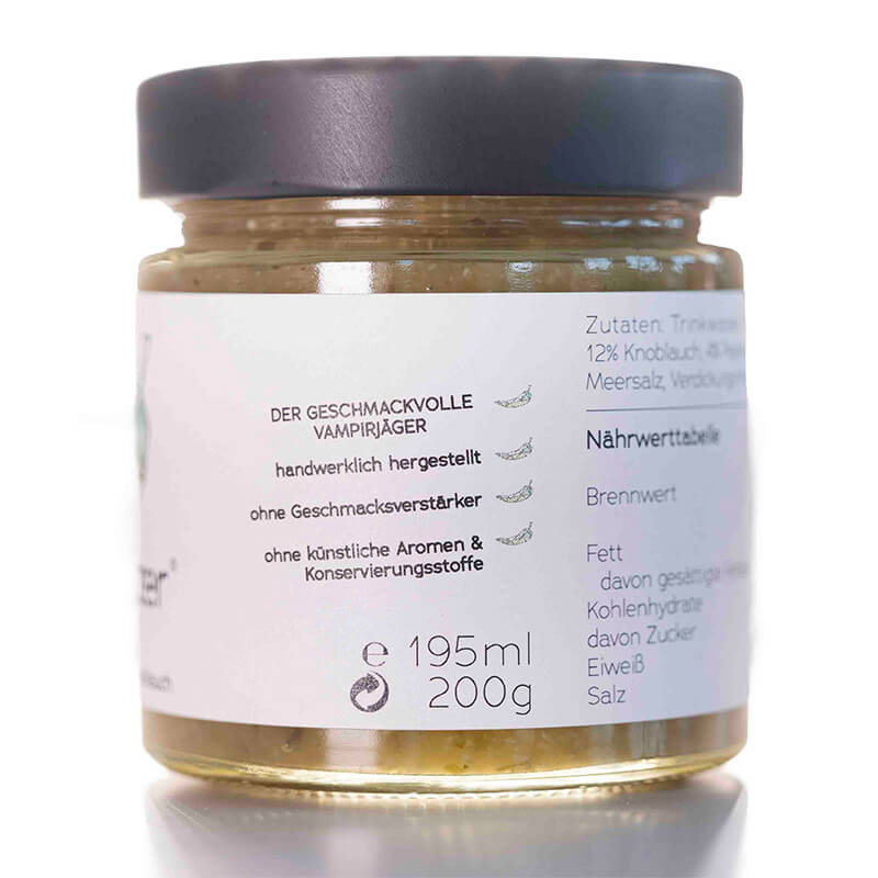Brandschatzer® Knobi Rabauke - fermentierte Peperonisauce mit Knoblauch, 200 g weitere Ansicht Brandschatzer® Knobi Rabauke - fermentierte Peperonisauce mit Knoblauch, 200 g