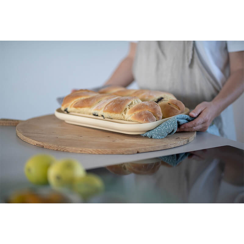 Backplatte Baguettebäcker CeraFlam® mit Rezeptheft von Denk weitere Ansicht Backplatte Baguettebäcker CeraFlam® mit Rezeptheft von Denk