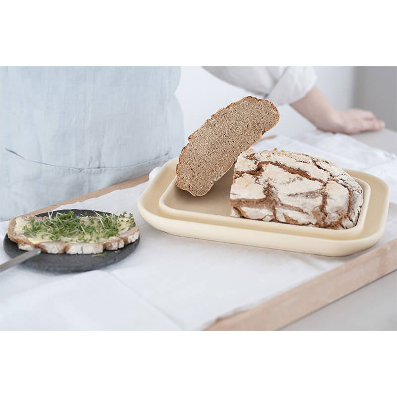 Backplatte Bread&Cake XL CeraFlam® mit Rezeptheft von Denk weitere Ansicht Backplatte Bread&Cake XL CeraFlam® mit Rezeptheft von Denk