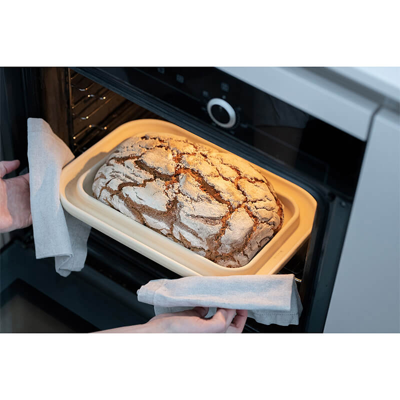 Backplatte Bread&Cake XL CeraFlam® mit Rezeptheft von Denk weitere Ansicht Backplatte Bread&Cake XL CeraFlam® mit Rezeptheft von Denk