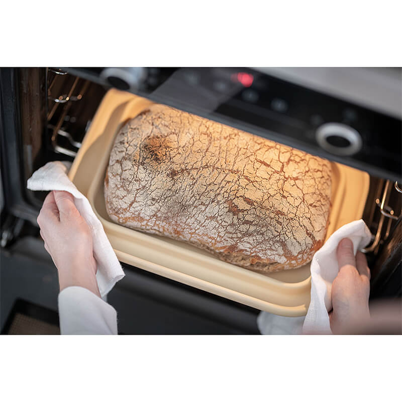 Backplatte Bread&Cake XL CeraFlam® mit Rezeptheft von Denk weitere Ansicht Backplatte Bread&Cake XL CeraFlam® mit Rezeptheft von Denk