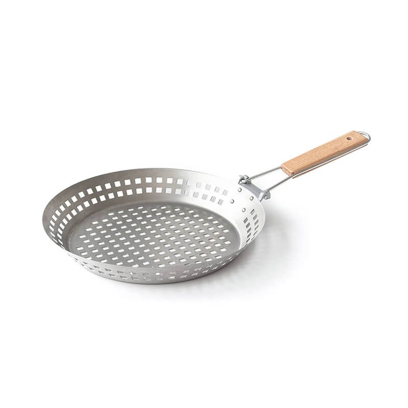 Grillpfanne aus Edelstahl für das Bratfeuer® von Denk weitere Ansicht Grillpfanne aus Edelstahl für das Bratfeuer® von Denk
