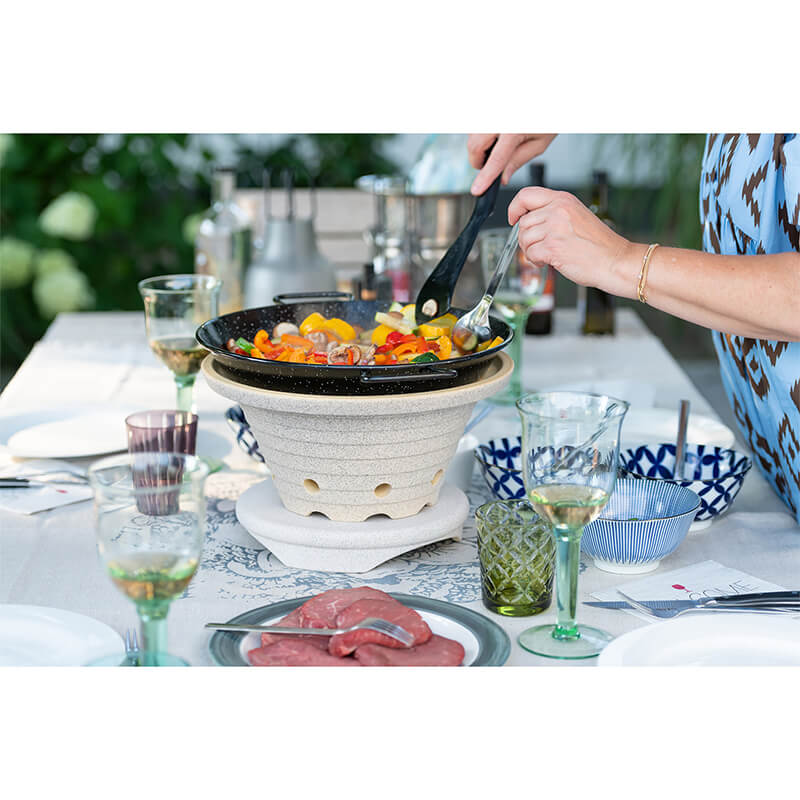 Bratfeuer® Set mit Untersatz - der blitzschnelle Outdoor-Herd mit Pfanne & Deckel von Denk weitere Ansicht Bratfeuer® Set mit Untersatz - der blitzschnelle Outdoor-Herd mit Pfanne & Deckel von Denk