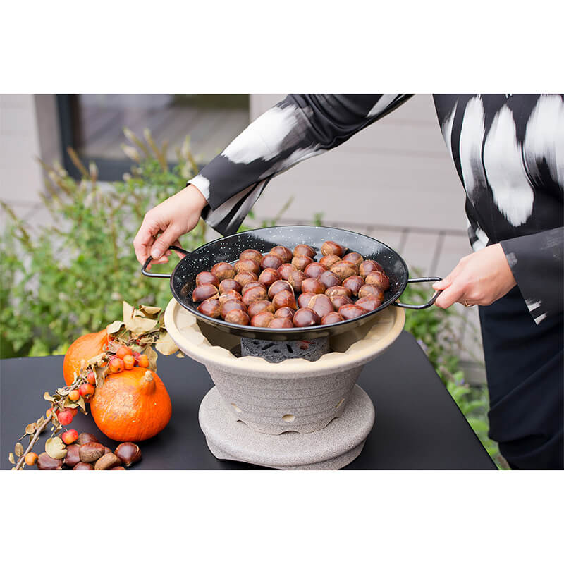 Bratfeuer® Set mit Untersatz - der blitzschnelle Outdoor-Herd mit Pfanne & Deckel von Denk weitere Ansicht Bratfeuer® Set mit Untersatz - der blitzschnelle Outdoor-Herd mit Pfanne & Deckel von Denk