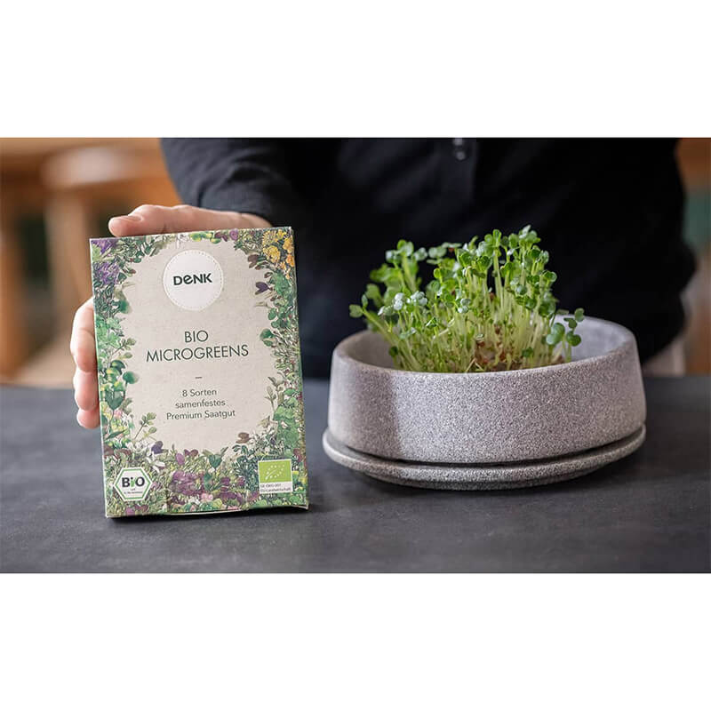 8er Bio Microgreens Samen-Set von Denk weitere Ansicht 8er Bio Microgreens Samen-Set von Denk