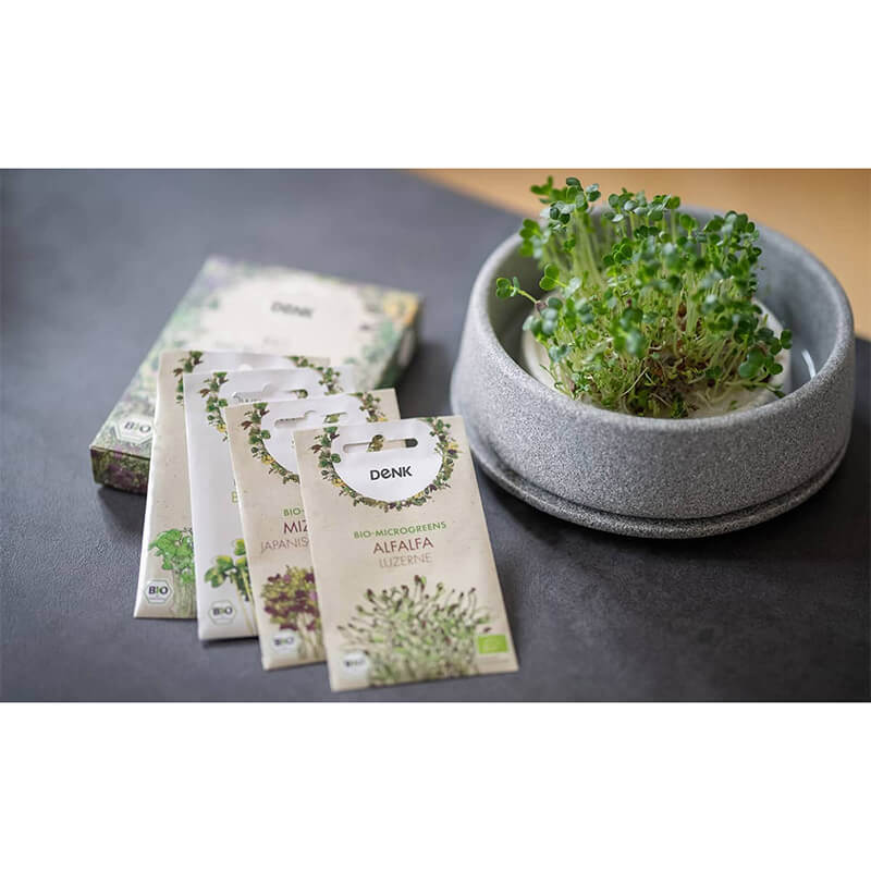 8er Bio Microgreens Samen-Set von Denk weitere Ansicht 8er Bio Microgreens Samen-Set von Denk