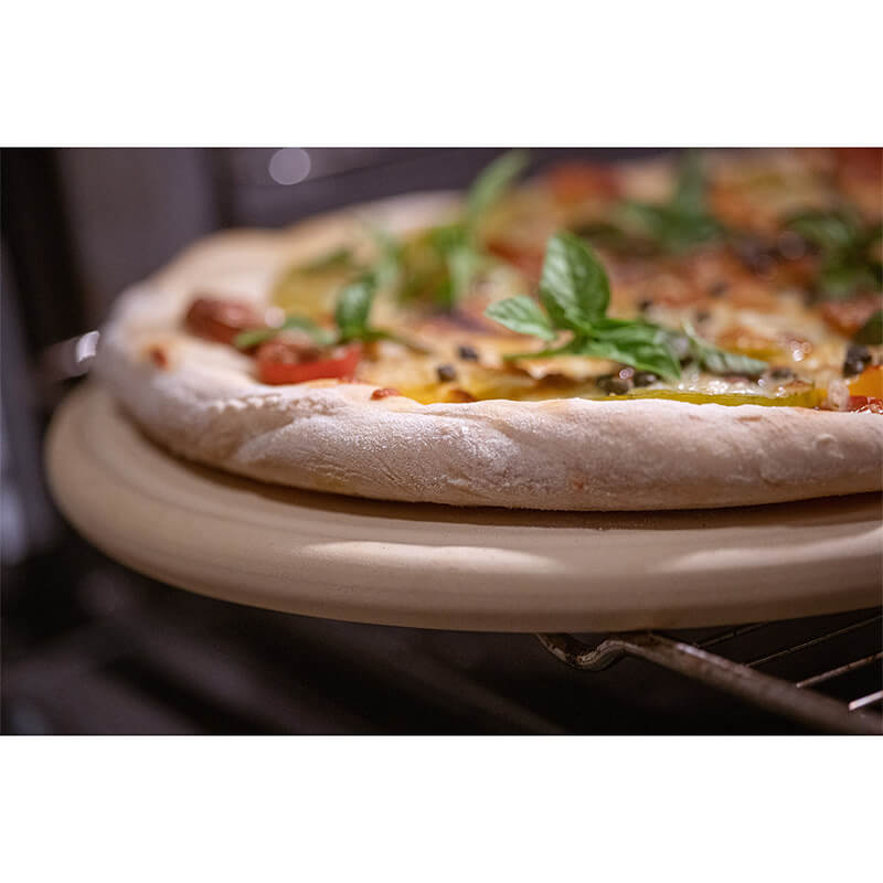 Pizzaplatte CeraFlam® mit Rezeptheft von Denk