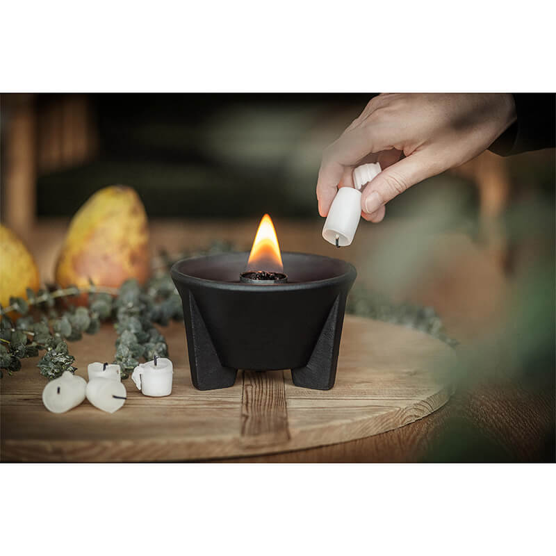 Schmelzfeuer® Indoor CeraLava® mit Wachs gefüllt von Denk