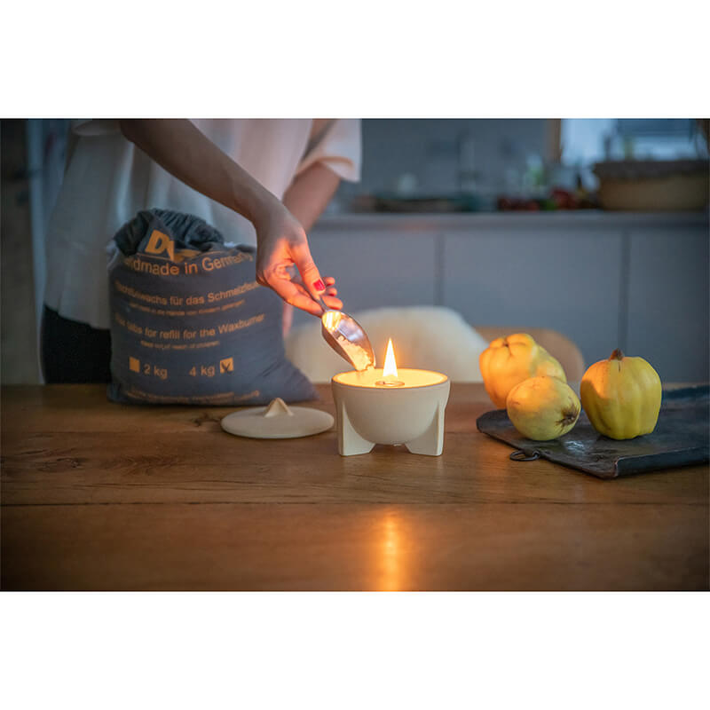 Schmelzfeuer® Indoor CeraNatur® mit Wachs gefüllt von Denk weitere Ansicht Schmelzfeuer® Indoor CeraNatur® mit Wachs gefüllt von Denk