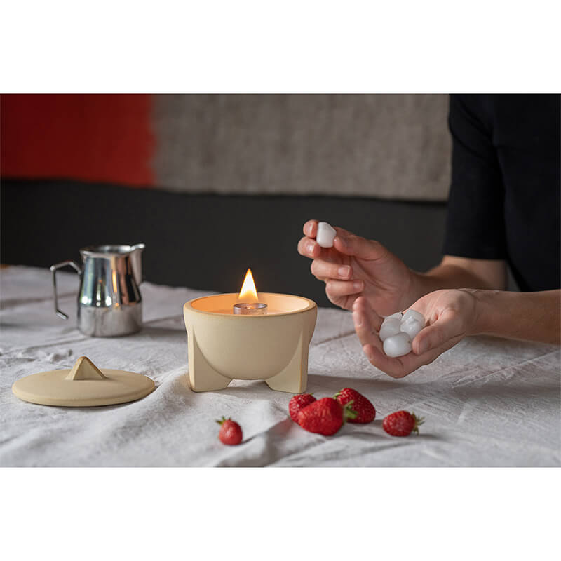 Schmelzfeuer® Indoor CeraNatur® mit Wachs gefüllt von Denk weitere Ansicht Schmelzfeuer® Indoor CeraNatur® mit Wachs gefüllt von Denk