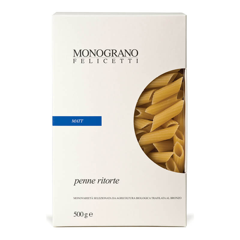 Felicetti Penne Ritorte di Granoduro Matt aus Hartweizen Bio, 500 g weitere Ansicht Felicetti Penne Ritorte di Granoduro Matt aus Hartweizen Bio, 500 g