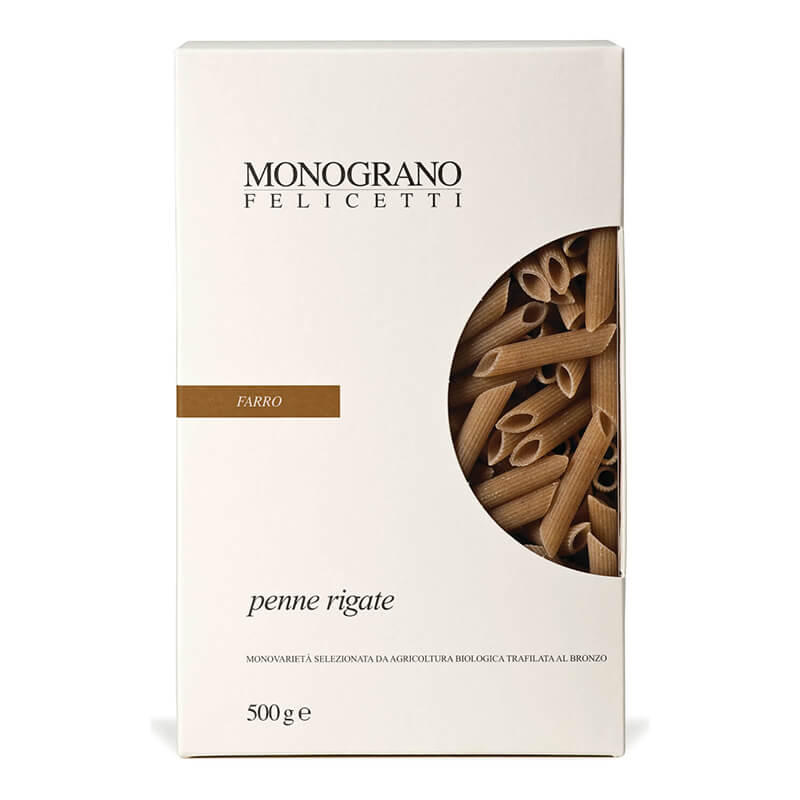 Felicetti Penne Rigate di Farro aus Emmer Bio Triticum Dicoccum, 500 g weitere Ansicht Felicetti Penne Rigate di Farro aus Emmer Bio Triticum Dicoccum, 500 g