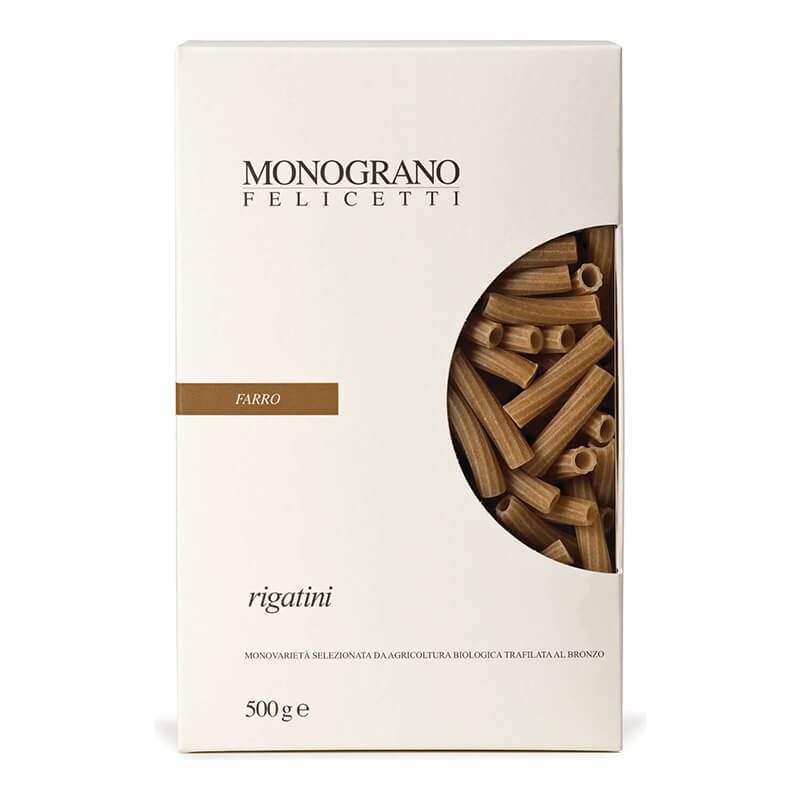 Felicetti Rigatini di Farro aus Dinkel Bio Triticum Dicoccum, 500 g weitere Ansicht Felicetti Rigatini di Farro aus Dinkel Bio Triticum Dicoccum, 500 g