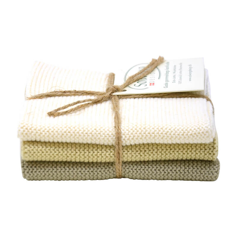 Solwang Wischtücher, khaki, beige weitere Ansicht Solwang Wischtücher, khaki, beige