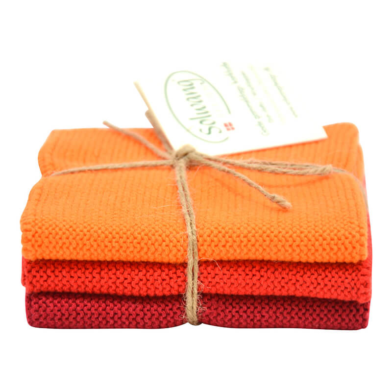 Solwang Wischtücher, orange, rot weitere Ansicht Solwang Wischtücher, orange, rot