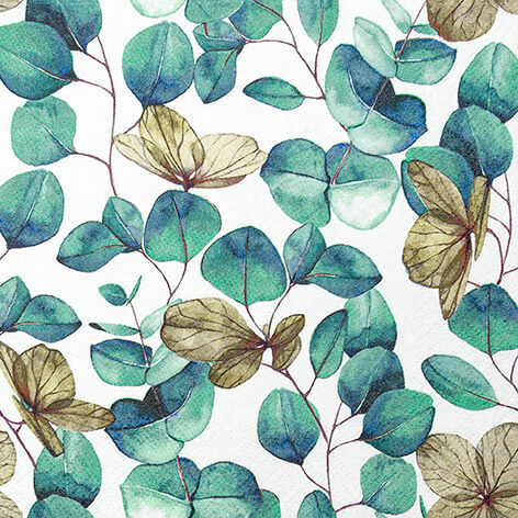 ECO LINE Servietten Eucalyptus Leaves 33x33 cm von Home Fashion weitere Ansicht ECO LINE Servietten Eucalyptus Leaves 33x33 cm von Home Fashion