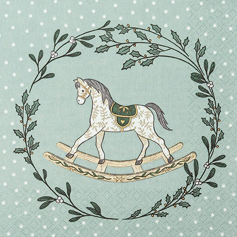 ECO LINE Servietten Rocking Horse 33x33 cm von Home Fashion weitere Ansicht ECO LINE Servietten Rocking Horse 33x33 cm von Home Fashion