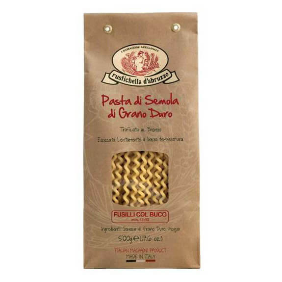 Fusilli col Buco Hartweizennudeln von Rustichella, 500 g weitere Ansicht Fusilli col Buco Hartweizennudeln von Rustichella, 500 g