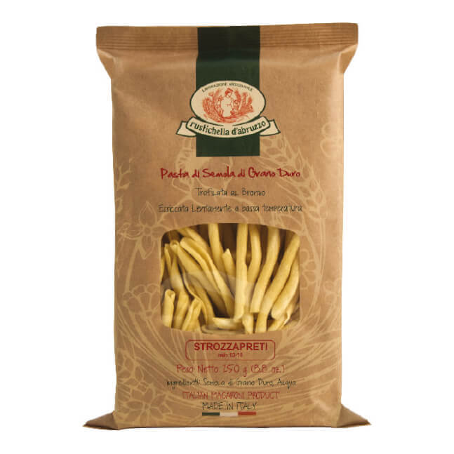Strozzapreti Hartweizennudeln von Rustichella, 250 g