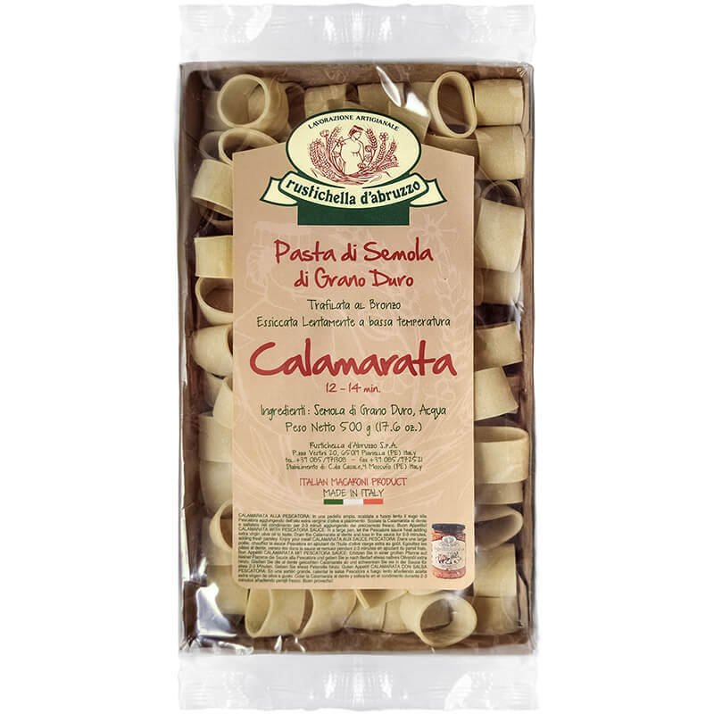 Calamarata Hartweizennudeln von Rustichella, 500 g weitere Ansicht Calamarata Hartweizennudeln von Rustichella, 500 g