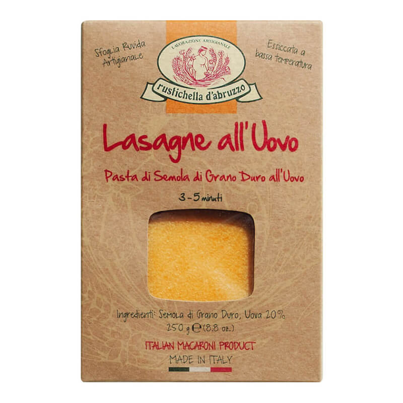 Lasagne all'uovo Eiernudeln von Rustichella, 250 g weitere Ansicht Lasagne all'uovo Eiernudeln von Rustichella, 250 g