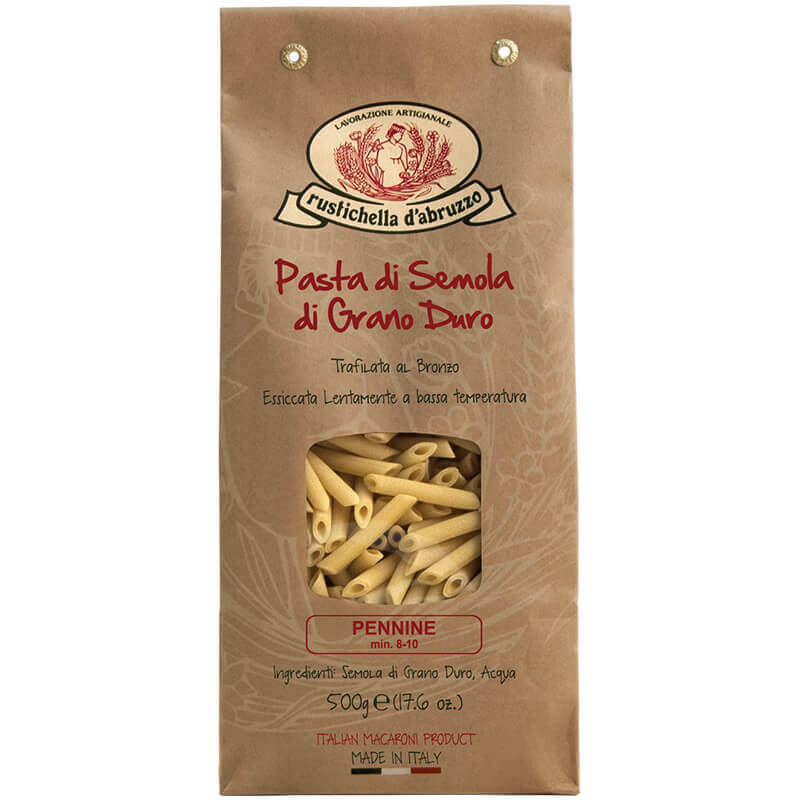 Pennine Hartweizennudeln von Rustichella, 500 g weitere Ansicht Pennine Hartweizennudeln von Rustichella, 500 g