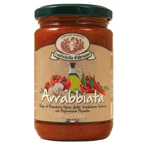Sugo all arrabbiata Tomatensauce mit Chilis von Rustichella, 270 g
