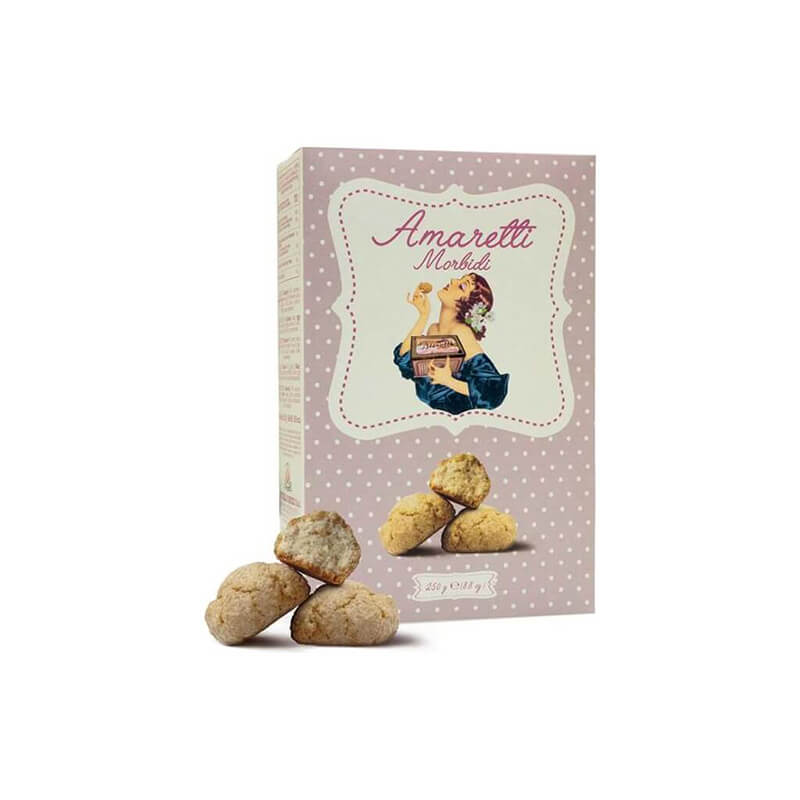 Amaretti morbidi mit Mandeln von Rustichella, 250 g weitere Ansicht Amaretti morbidi mit Mandeln von Rustichella, 250 g