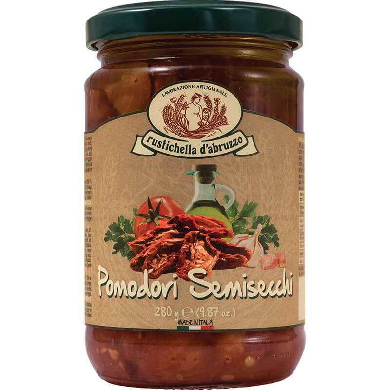 Getrocknete Tomaten in Olivenöl von Rustichella, 280 g weitere Ansicht Getrocknete Tomaten in Olivenöl von Rustichella, 280 g