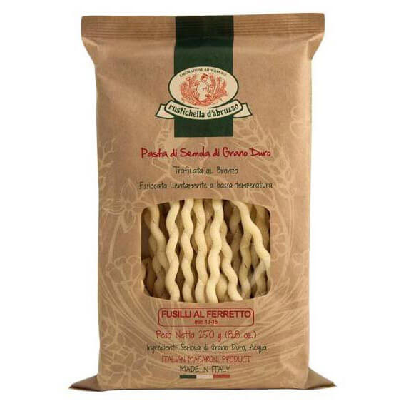 Fusilli al Ferretto Hartweizennudeln von Rustichella, 250 g weitere Ansicht Fusilli al Ferretto Hartweizennudeln von Rustichella, 250 g