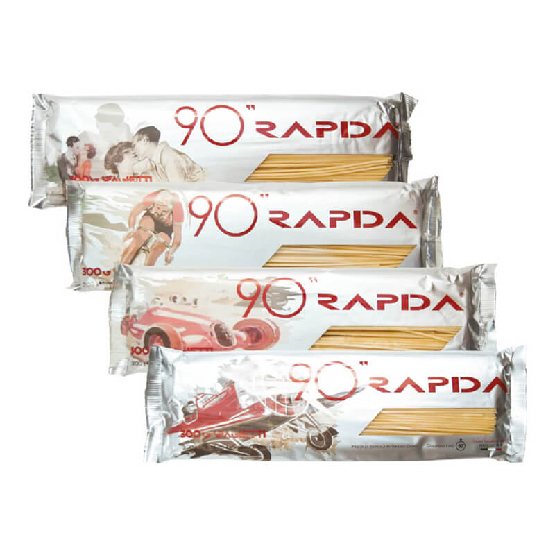 Spaghetti in 90 Sekunden Hartweizennudeln von Rustichella, 300 g weitere Ansicht Spaghetti in 90 Sekunden Hartweizennudeln von Rustichella, 300 g