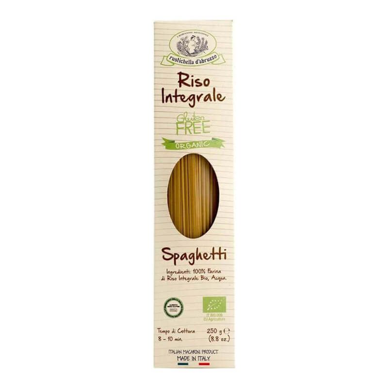 Bio Spaghetti di Riso glutenfrei Nudeln aus Reismehl von Rustichella, 250 g weitere Ansicht Bio Spaghetti di Riso glutenfrei Nudeln aus Reismehl von Rustichella, 250 g
