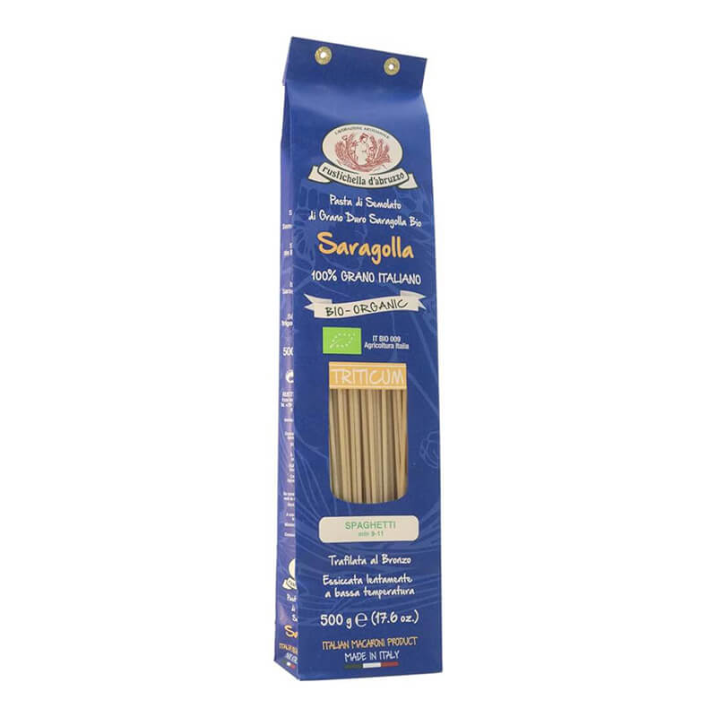 Bio Spaghetti Saragolla Hartweizennudeln Triticum von Rustichella, 500 g