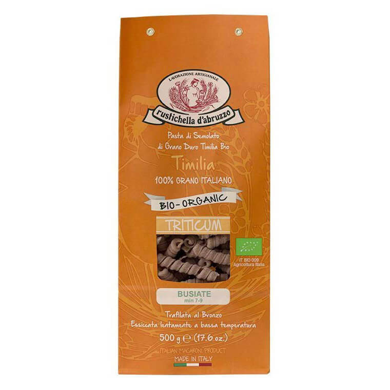 Bio Busiate Timilia Hartweizennudeln Triticum von Rustichella, 500 g weitere Ansicht Bio Busiate Timilia Hartweizennudeln Triticum von Rustichella, 500 g