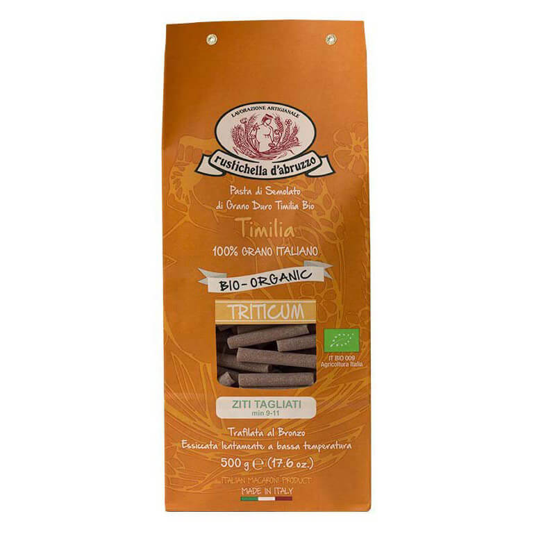 Bio Ziti Tagliati Timilia Hartweizennudeln Triticum von Rustichella, 500 g weitere Ansicht Bio Ziti Tagliati Timilia Hartweizennudeln Triticum von Rustichella, 500 g