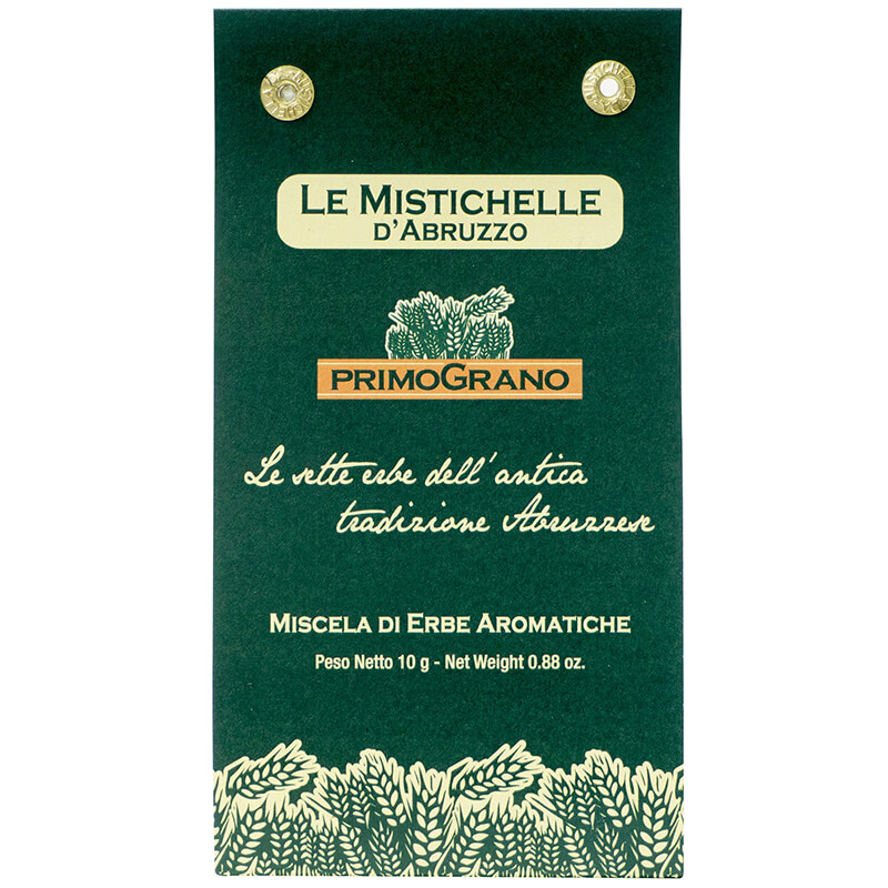 Le Mistichelle D'Abruzzo - aromatische Kräutermischung aus den Abruzzen von Rustichella,10 g weitere Ansicht Le Mistichelle D'Abruzzo - aromatische Kräutermischung aus den Abruzzen von Rustichella,10 g