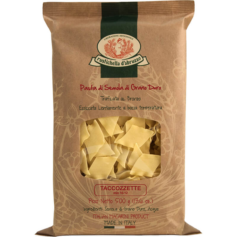 Taccozzette Hartweizennudeln von Rustichella, 500 g weitere Ansicht Taccozzette Hartweizennudeln von Rustichella, 500 g