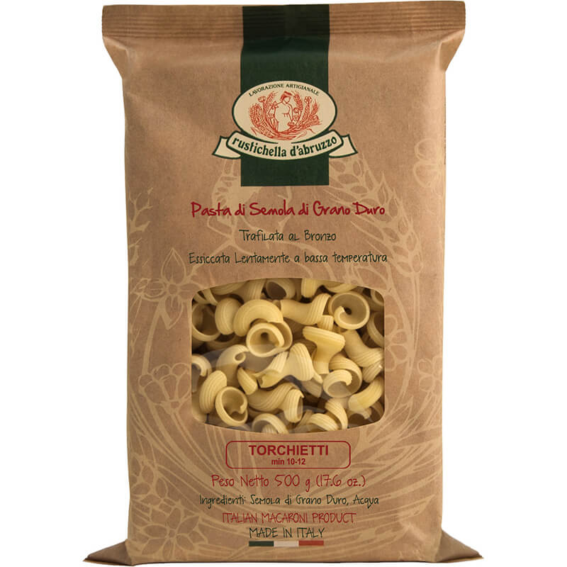 Torchietti Hartweizennudeln von Rustichella, 500 g weitere Ansicht Torchietti Hartweizennudeln von Rustichella, 500 g