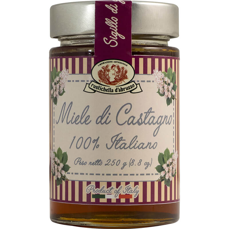 Kastanienhonig aus Italien von Rustichella, 250 g weitere Ansicht Kastanienhonig aus Italien von Rustichella, 250 g