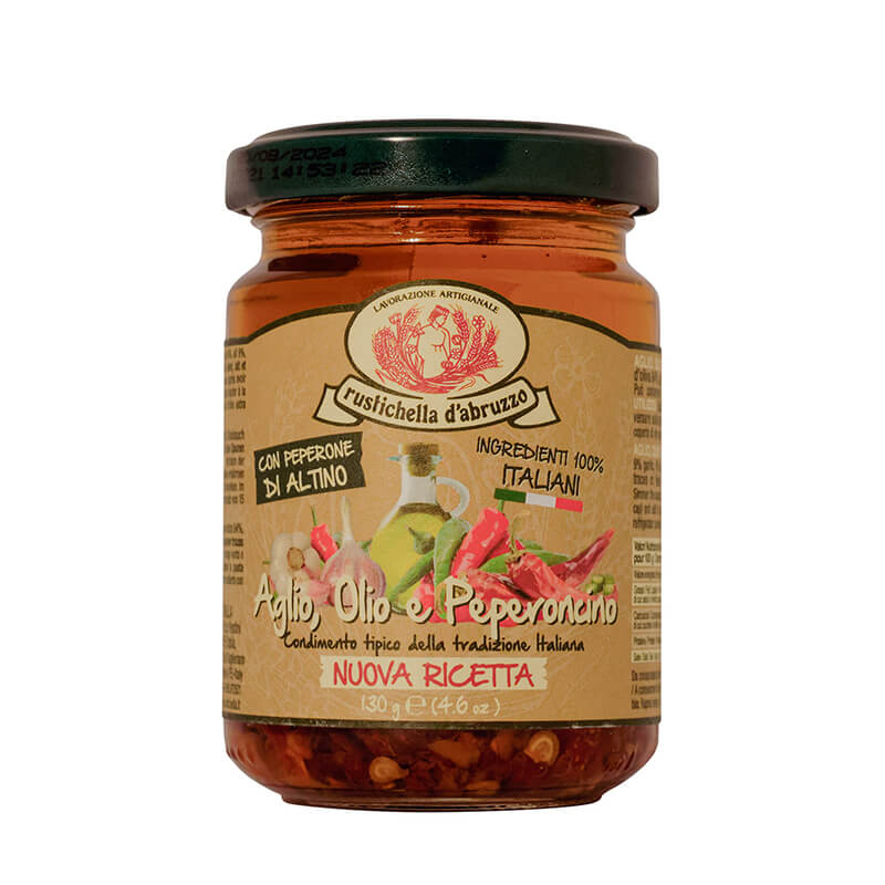 Aglio olio e peperoncino von Rustichella, 130 g weitere Ansicht Aglio olio e peperoncino von Rustichella, 130 g