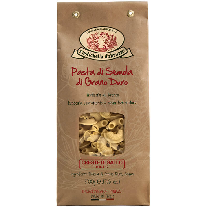 Creste di Gallo Hartweizennudeln von Rustichella, 500 g weitere Ansicht Creste di Gallo Hartweizennudeln von Rustichella, 500 g