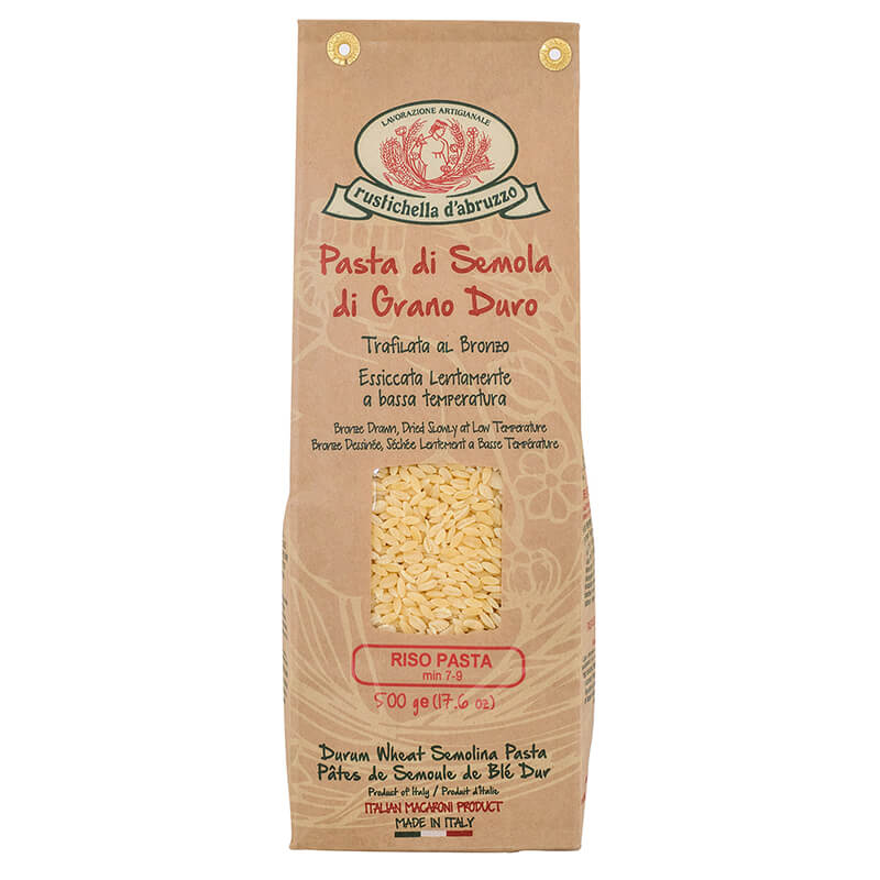 Riso Pasta Hartweizennudeln von Rustichella, 500 g weitere Ansicht Riso Pasta Hartweizennudeln von Rustichella, 500 g